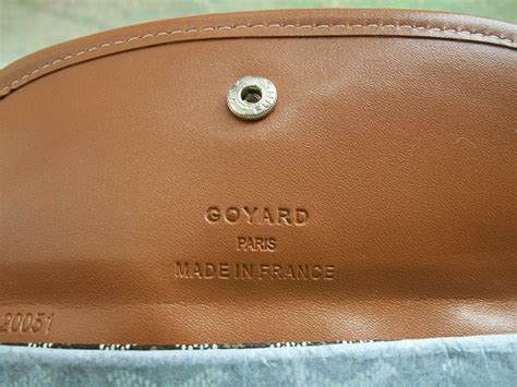 serial number authentic goyard stamp|authentic Goyard purse serial number.